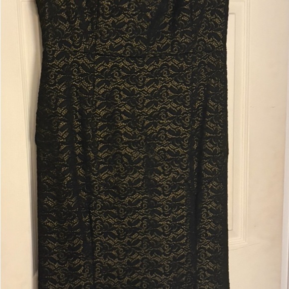Chic Black Lace Maxi Dress - Picture 2 of 5